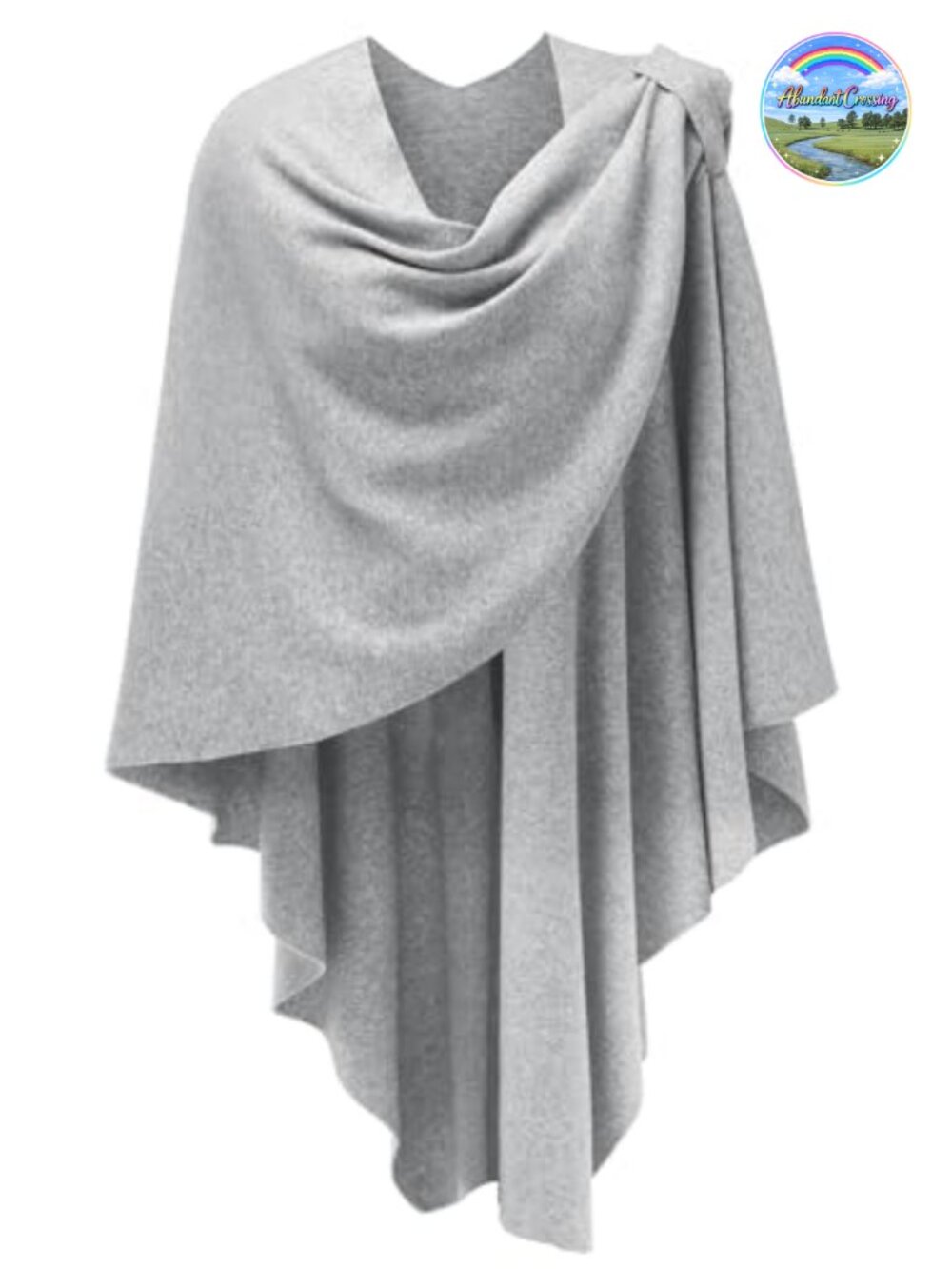 Soft Viscose Knit Wrap Pashmina Shawl Poncho One Size